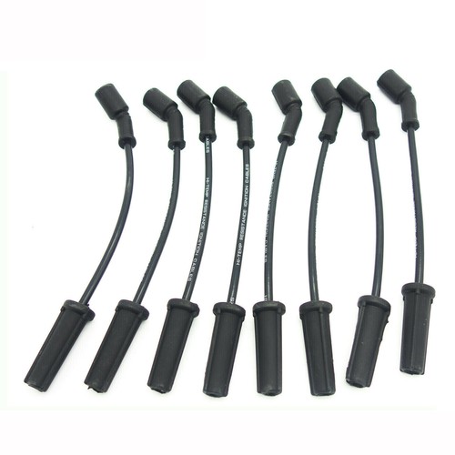 8PCS AC Spark Plugs Wires 9748HH For GMC Hummer Chevrolet Cady Tahoe 5.