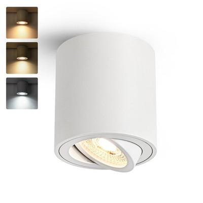 Gleonlux Faretto da Soffitto LED Orientabile Bianco, Faretti LED Soffitto Dimmer