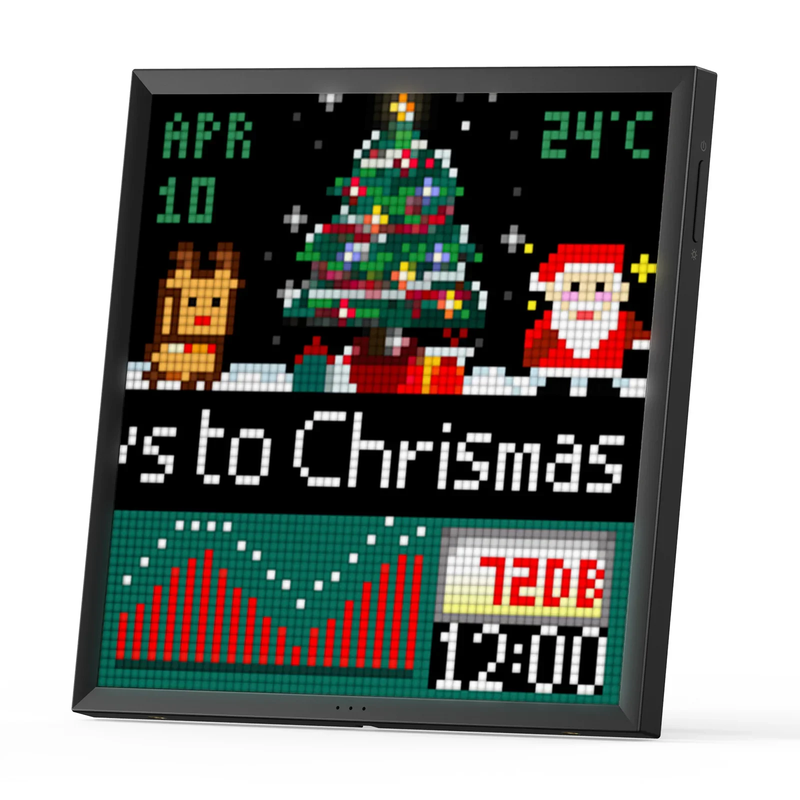 Pixoo 64 WiFi 64 X 64 LED Panel for Gaming Room Decoration Pixel Art Display Wi