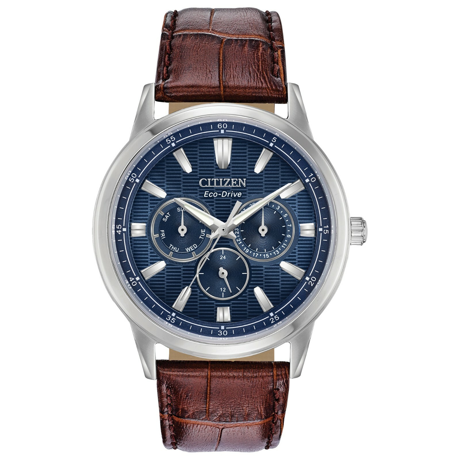 Citizen Men's Eco-Drive Luminous Silver Stainless Steel Citizen Men's Eco-Drive Luminous Silver Stainless Steel