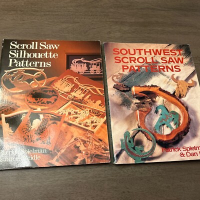 Southwest Scroll Saw Patterns & Silhouettes Lot Of 2 Books  Spielman, Patrick