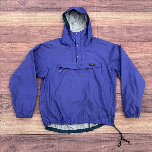 Vtg 90s Patagonia Anorak Windbreaker Jacket Men's M Purple Vtg 90s Patagonia Anorak Windbreaker Jacket Men's M Purple