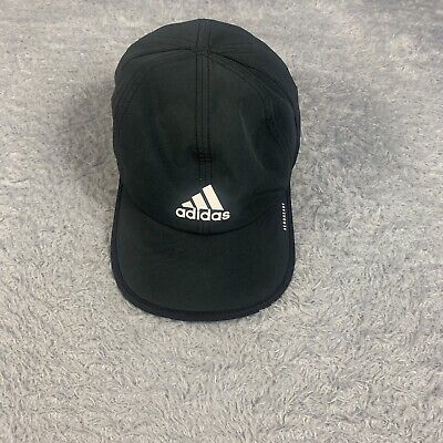 Adidas Aeroready Cap Superlite Reflective Adjustable Black Golf Tennis Hat