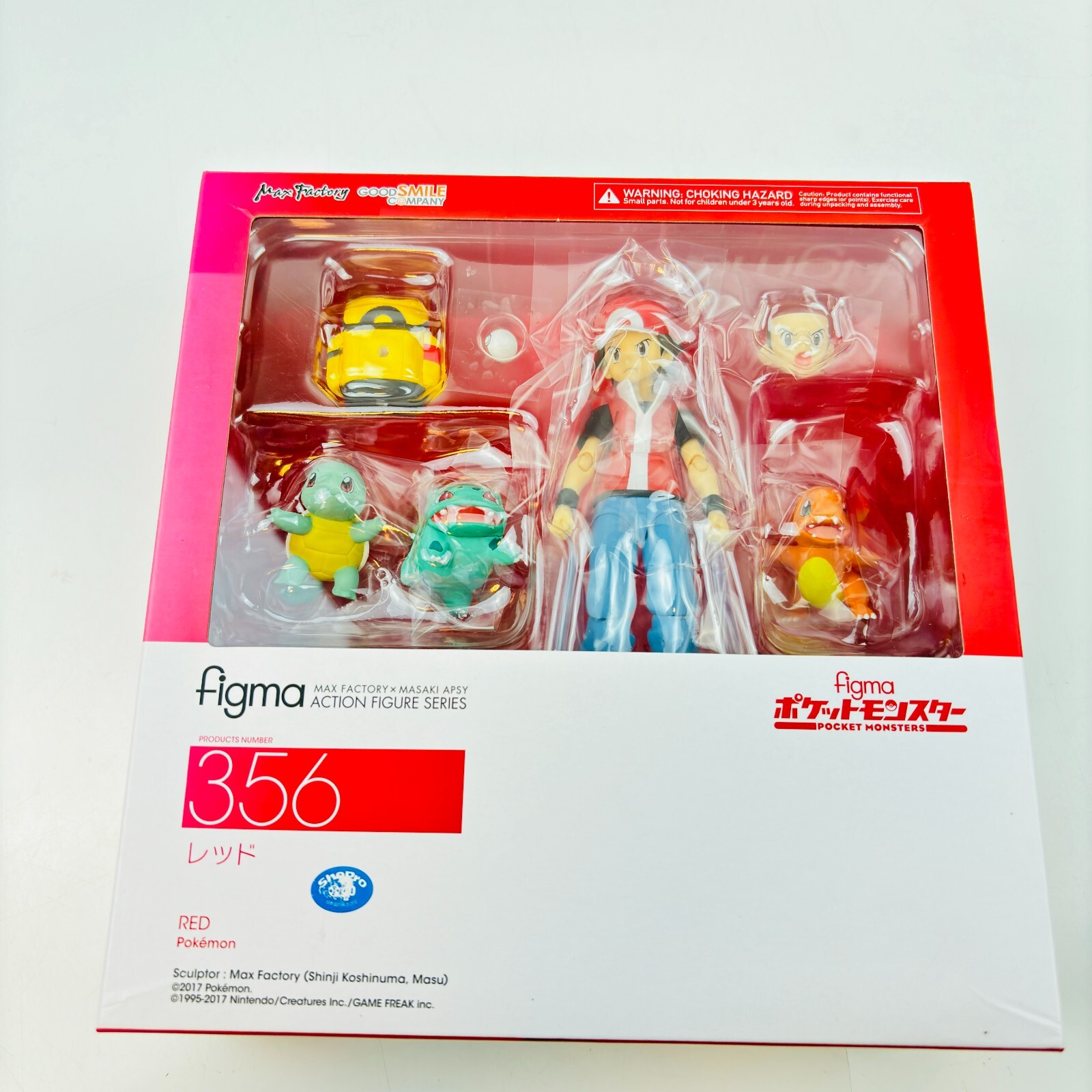 figma 356 レッド ポケットモンスター　新品未開封品 未開封 figma レッド ポケットモンスター グッドスマイルカンパニー