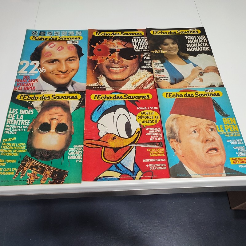 Magasins L'Ebdo Des Savanes N°2 Au N°7, Bon éTat 