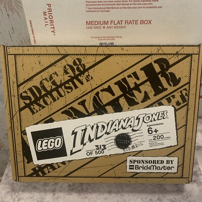 SDCC 2008 Lego BrickmMaster Indiana Jones Exclusive #313/500 Super Rare