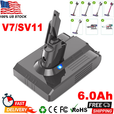21.6V 6000mAh Replacement Battery for Dyson V7 SV11 Animal V7 Extra V7 Trigger 