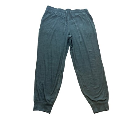 Amazon Essentials Women's Brushed Tech Stretch Jogger Pant Green 1X