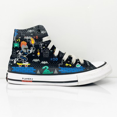 Converse Boys Chuck Taylor All Star 670212F Черные повседневные кроссовки, размер 2