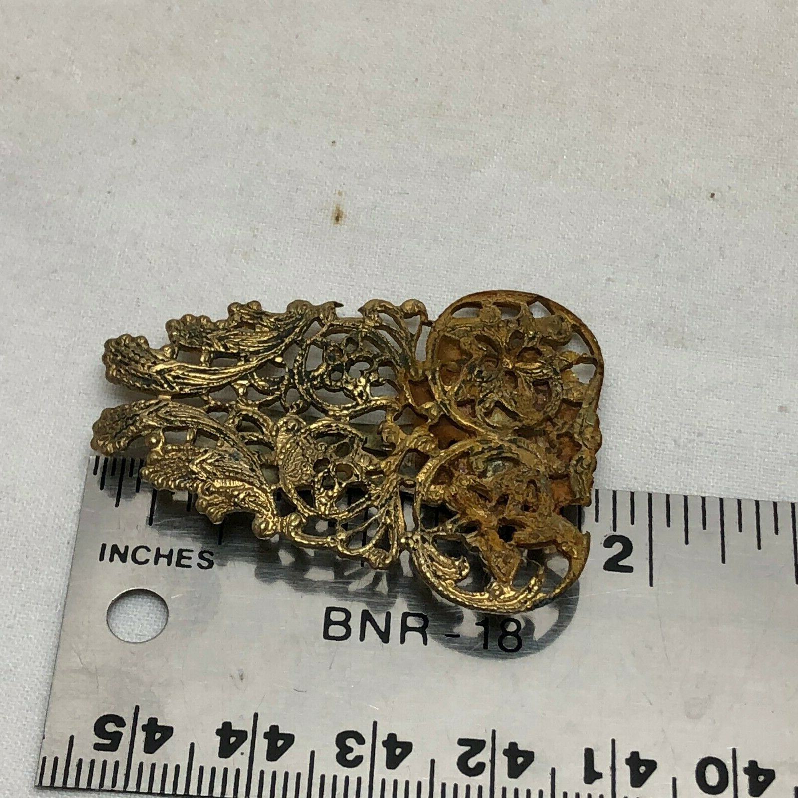 Vintage Ladies Shoe Buckles Metal