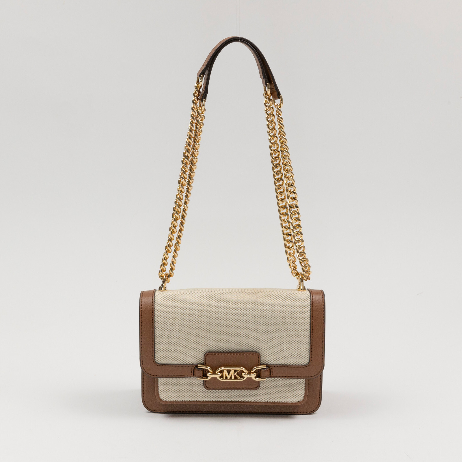 ショルダーバッグ・ポシェット MICHAEL KORS Women Shoulder Bags 32R5GC7C1V297 Beige Michael Kors Sonia Small Logo Shoulder Bag | eBay