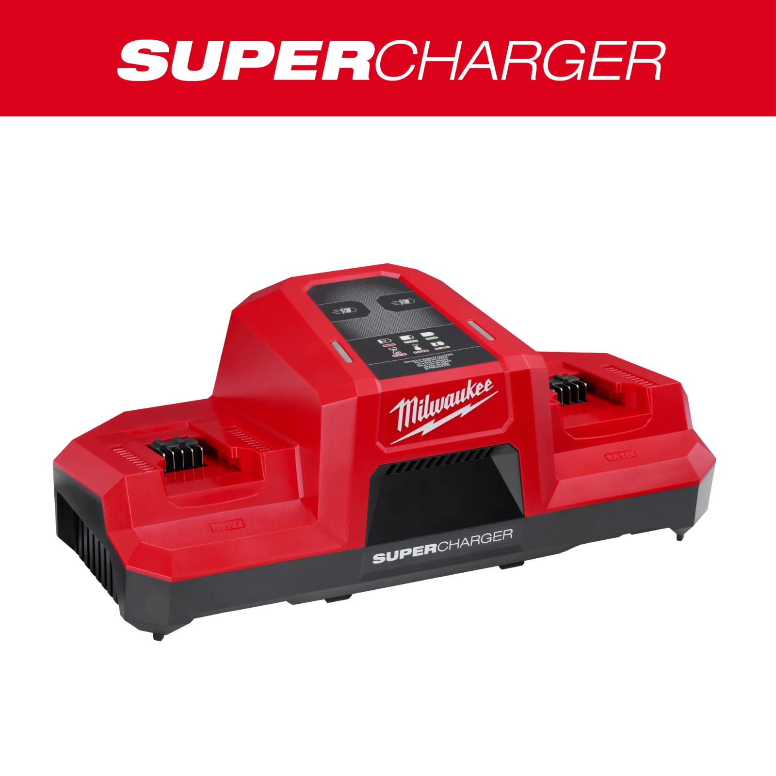 Milwaukee 48-59-1815 M18 18V Dual Bay Simultaneous Super Charger