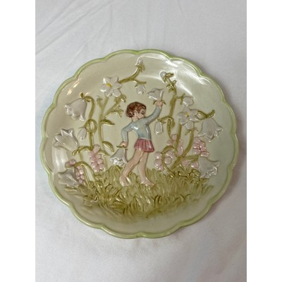 Andrea Sadek Vintage Fairy Elf Pixie ''Enchanted Woods'' Cottage Core Plate
