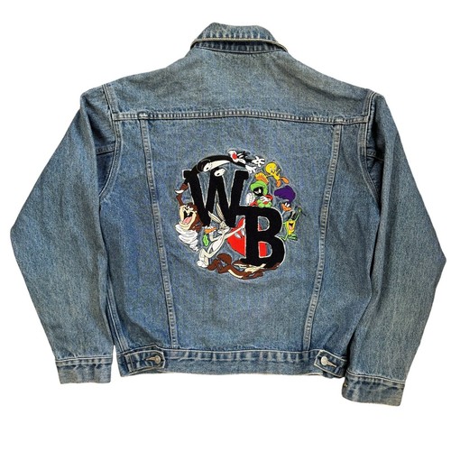 Vintage Warner Bros. Looney Tunes Embroidery Denim Jacket WB