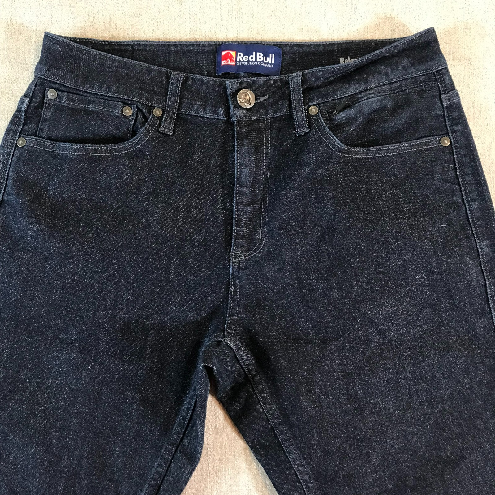 Red Bull Distribution Co Cotton Blend 32 x 34 Relaxed Taper Red Bull Distribution Co Cotton Blend 32 x 34 Relaxed Taper
