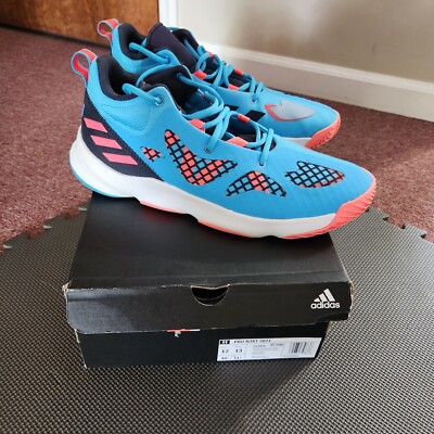 MENS ADIDAS GY2876 PRO N3XT BASKETBALL BLUE/WHITE SHOES SNEAKERS Sz12
