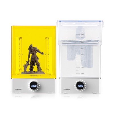 ELEGOO Mercury X Bundle with Separate Wash Station and Cure Station for Large...