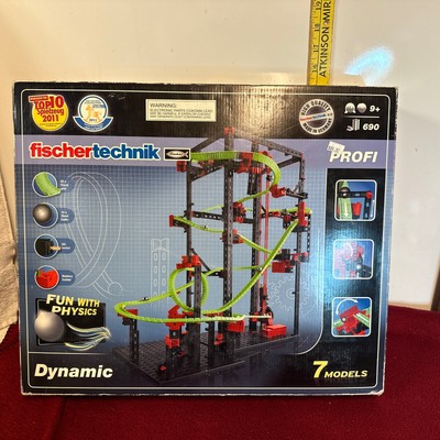 Fischertechnik Profi Dynamic XL Marble Run Ball Track Set 511932  7 Models
