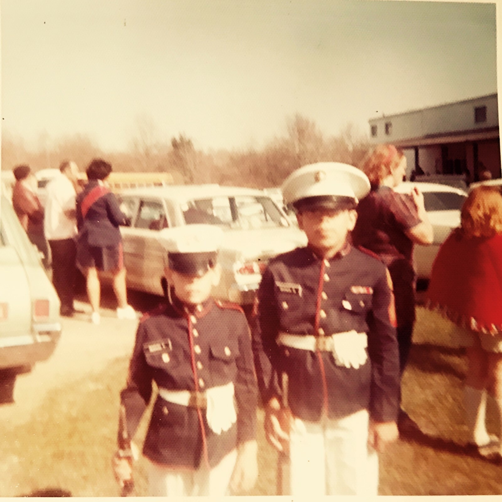 Young Marines Taunton Dual Ring Keychain, Stainless, Vintage