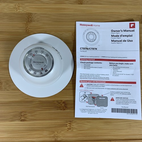 Honeywell Home Thermostat Manual