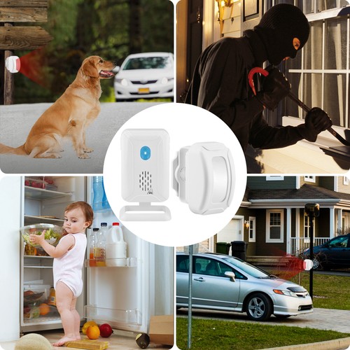 Home Security Wireless Motion Sensor Alarm Driveway Detector Waterproof Outdoor