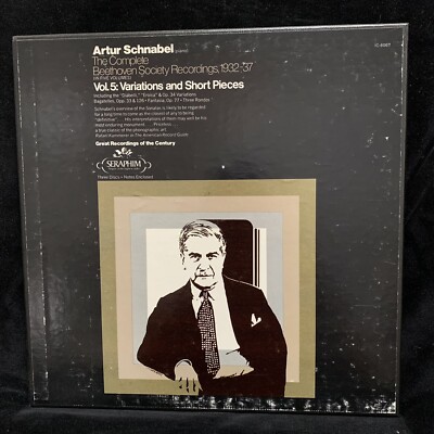 Beethoven - Artur Schnabel • Piano Sonatas, 1991 Germany 8xCD Box Set EMI CHS 7 63765 2 Beethoven - Artur Schnabel • Piano Sonatas, 1991 Germany 8xCD Box Set EMI CHS 7 63765 2