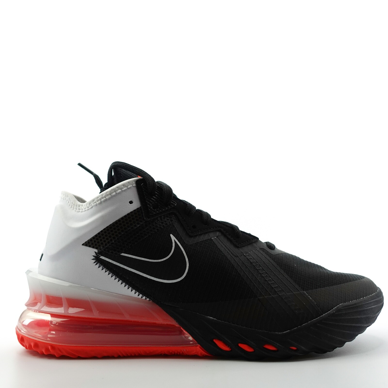 Nike Lebron 18 Low Heart of Lion Shoes Black White Crimson