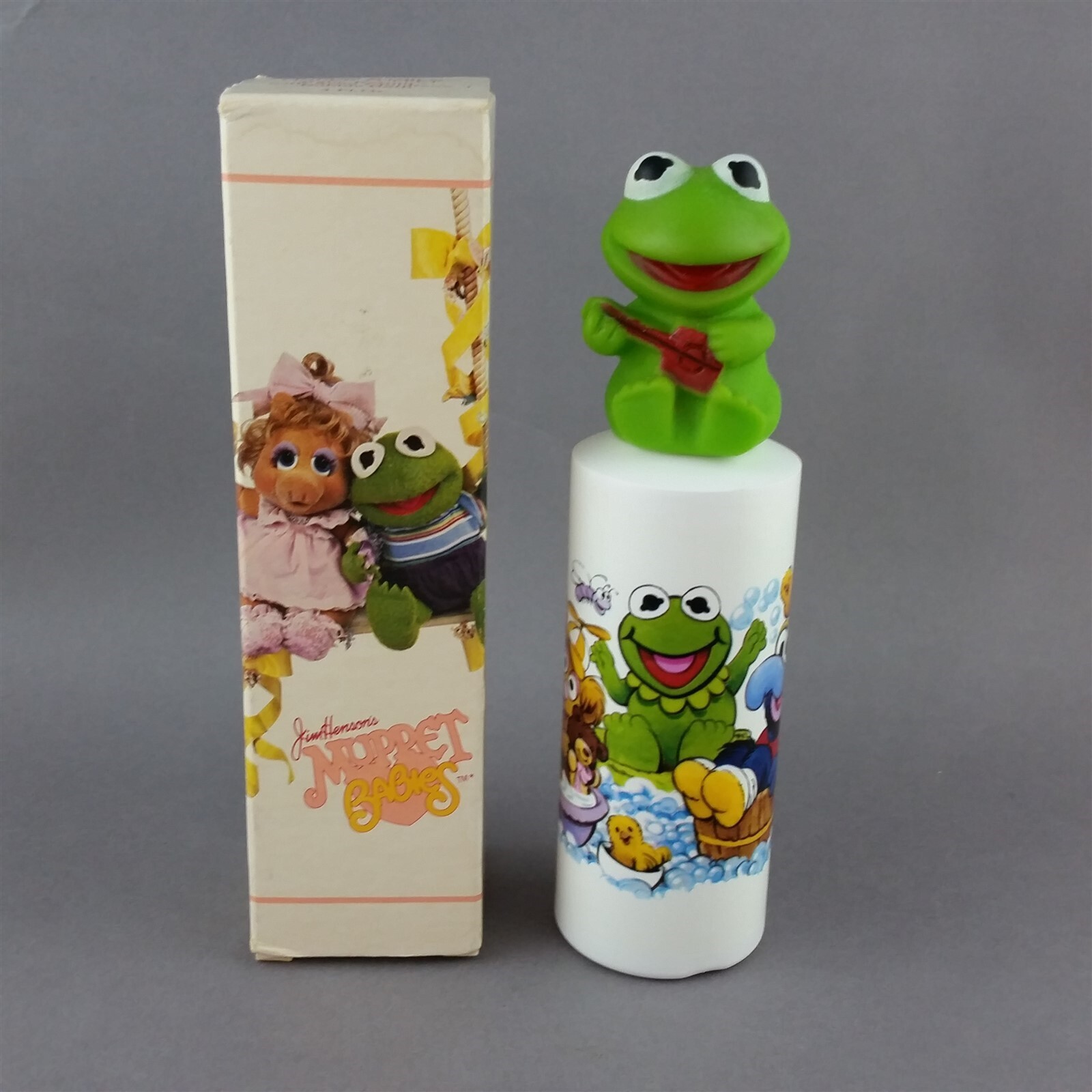 Kermit Bubble Bath with Finger Puppet Green Ukulele Muppet B