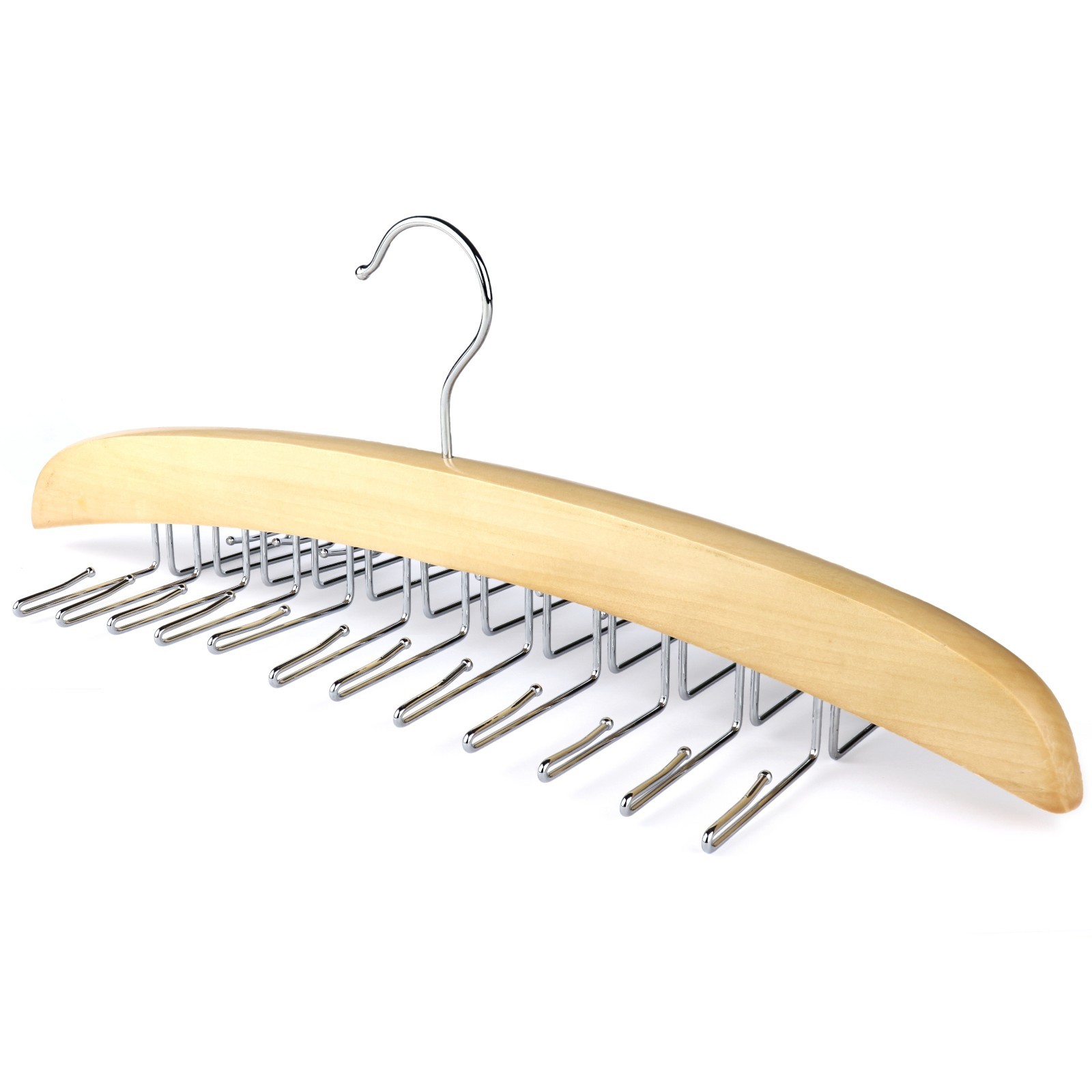 The Hanger Store™ Wooden Belt Hanger or Tie Hanger for belts, ties