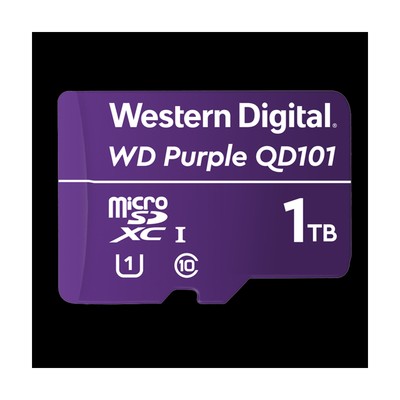 Western Digital WDD100T1P0C WD PURPLE 1TB SURVEILLANCE MICROSD CARD