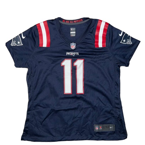New England Patriots Edelman ユニフォーム 11番 Julian Edelman #11 New England Patriots Super Bowl LI 51