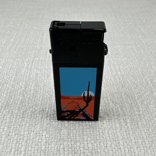 Set Of 2 Scripto Marlboro Cigarettes - Vintage Coyote Desert Disposable Lighters