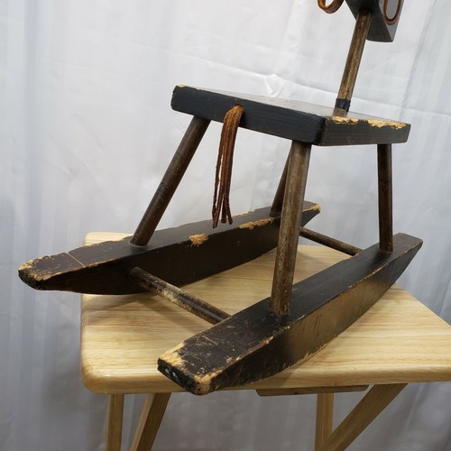 Children's Vintage Wooden Dog/Rocking Horse Rocker ~ Basketville Putney, Vermont