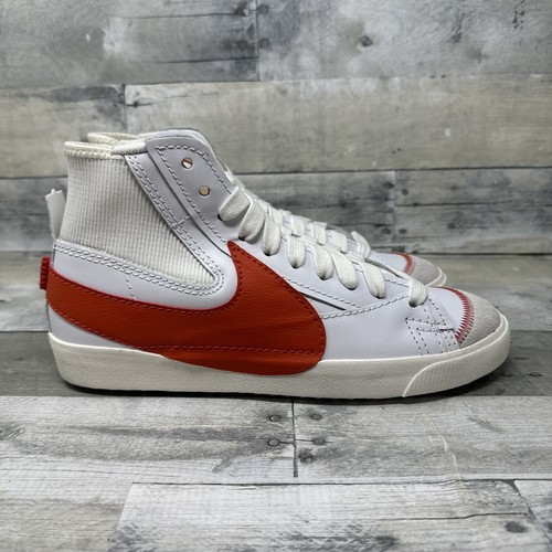 Size 11- Nike Blazer Mid '77 Jumbo White Total Orange
