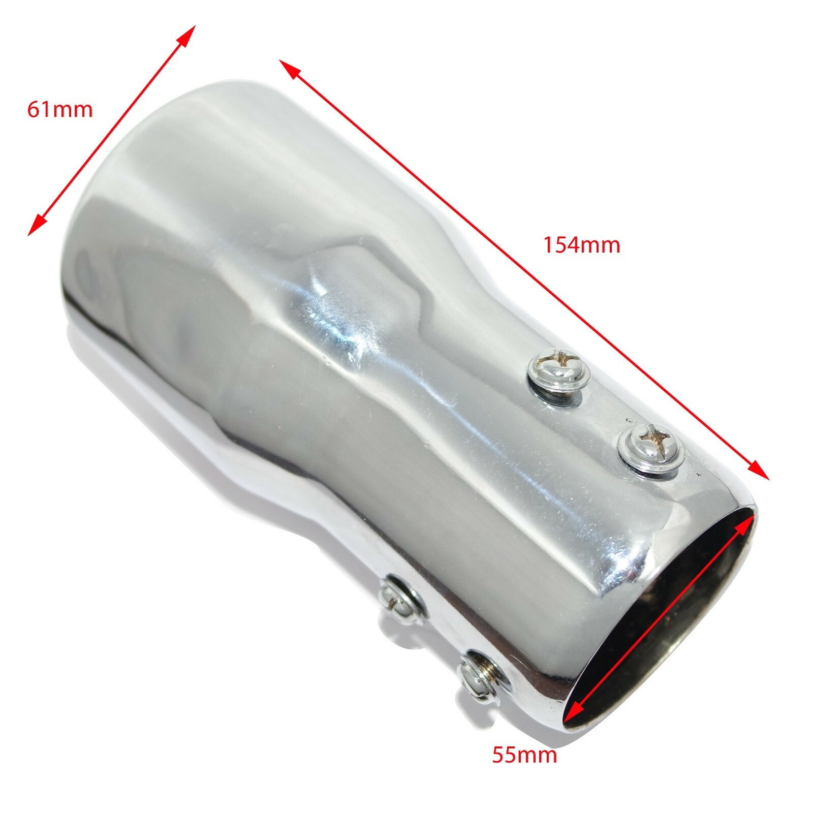 Fits Royal Enfield Classic Bullet Exhaust Silencer Tail Muffler Extension 