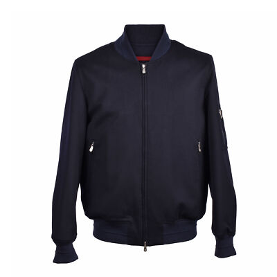 BRUNELLO CUCINELLI MEN'S 100% CASHMERE CLASSIC BOMBER STYLE JACKET NEW