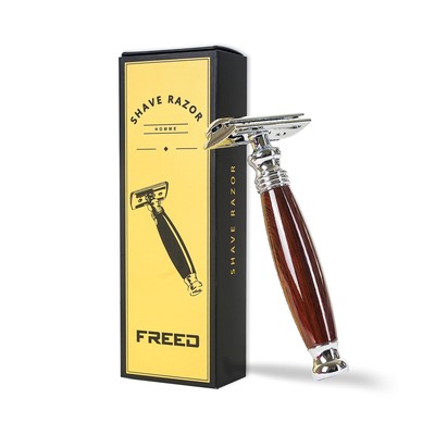 FREED Double Edge Razor,single blade razor,aluminum alloy handle in an elegan...