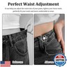 8 Sets Pant Waist Tightener,Adjustable Detachable Decorative Waist Buckles, Jeans Buttons for Crystal Pants (Gold)