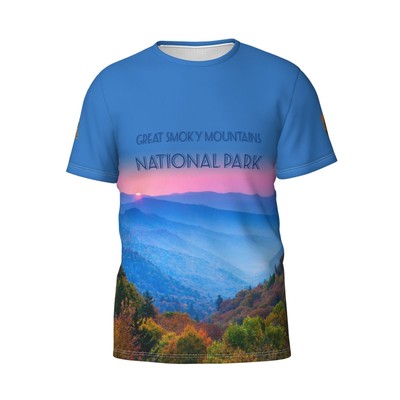 NATIONAL PARK GREAT SMOKY MOUNTAINS T-SHIRT MEN'S T-SHIRTS SHORT SLEEVE SHIRTS