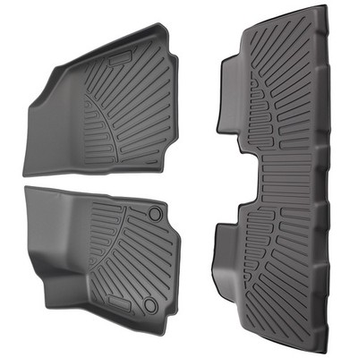 All Season Floor Mats for GMC Terrain Chevrolet Equinox 2018-2025 Black TPE Set