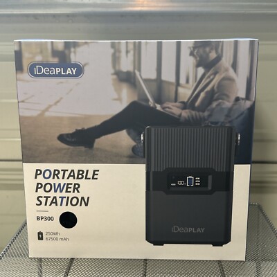 iDeaPLAY BP300 Portable Power Station Generator 67500mAh 250Wh