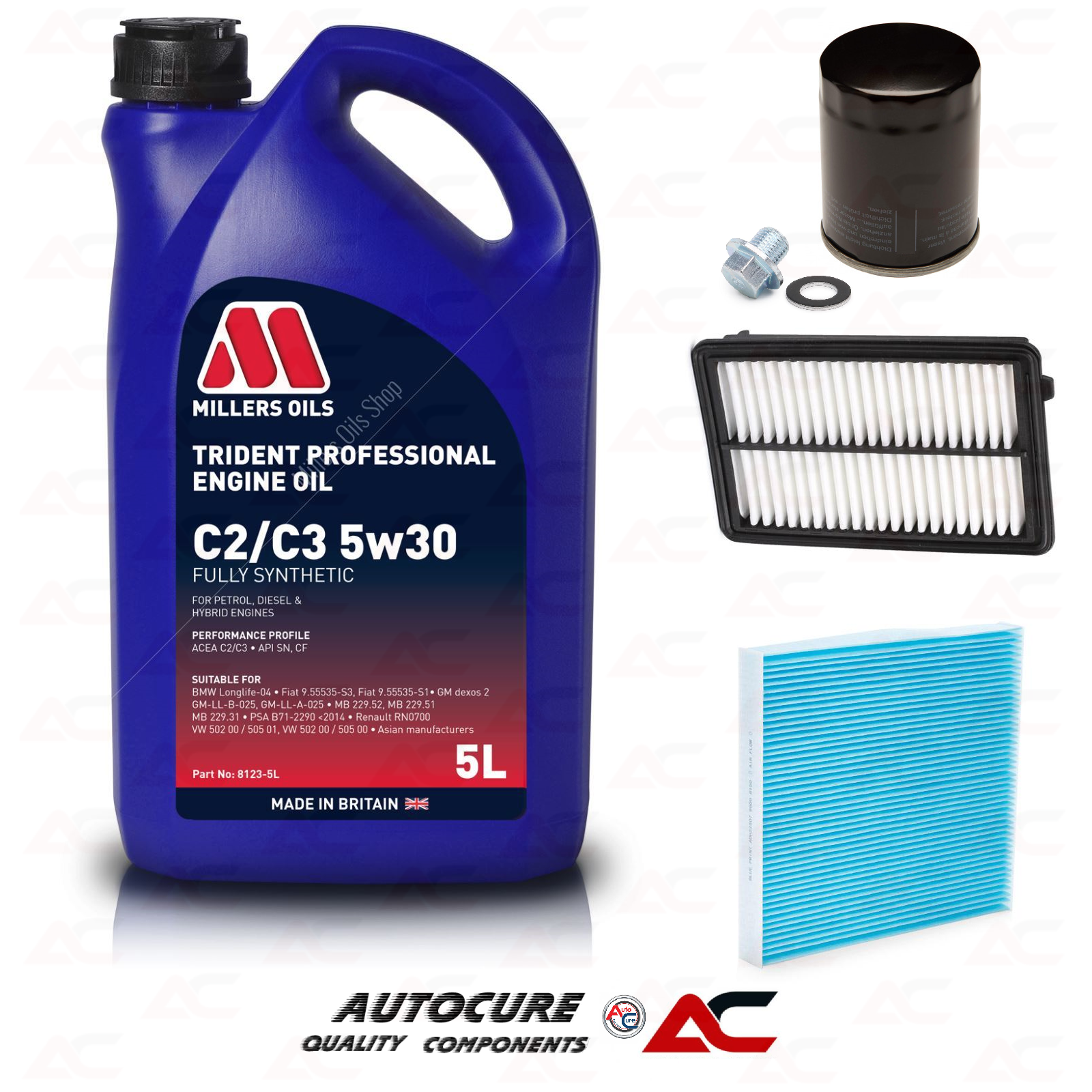 FITS HONDA CR-V 2.0 I-VTEC SE MK4 RE58)SERVICE KIT+ 5 LITRES OIL [2012- ]