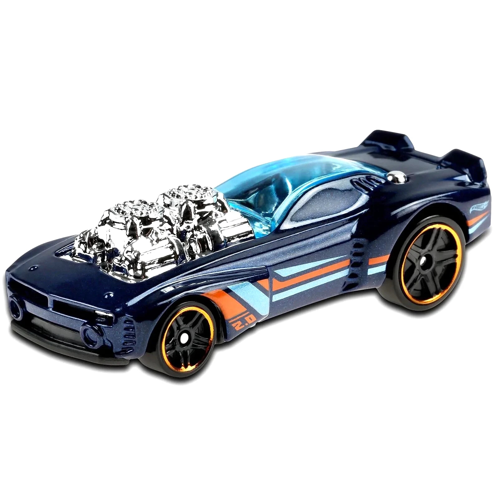 Hot Wheels Blue Rodger Dodger 2.0 Muscle Mania Kids Model Diecast