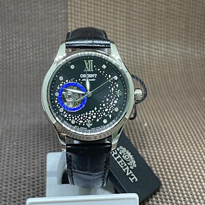 Orient RA-AG0019B10B Automatic Semi-Skeleton Leather Strap Analog Ladies' Watch