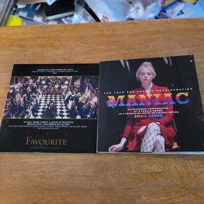Emma Stone in 2 DVD Movies FYC - The Favourite + MANIAC - SAG Award Promos