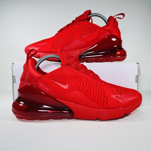 ゆー  Nike Air Max 270 Men's Shoes Athletic Sneakers Red Running
