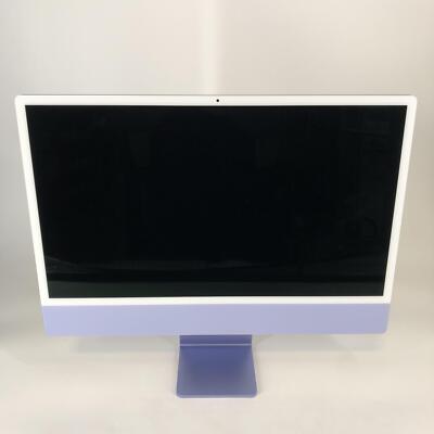 iMac 24 Purple 2021 3.2 GHz M1 8-Core CPU/GPU 16GB 256GB SSD Excellent w/ Bundle