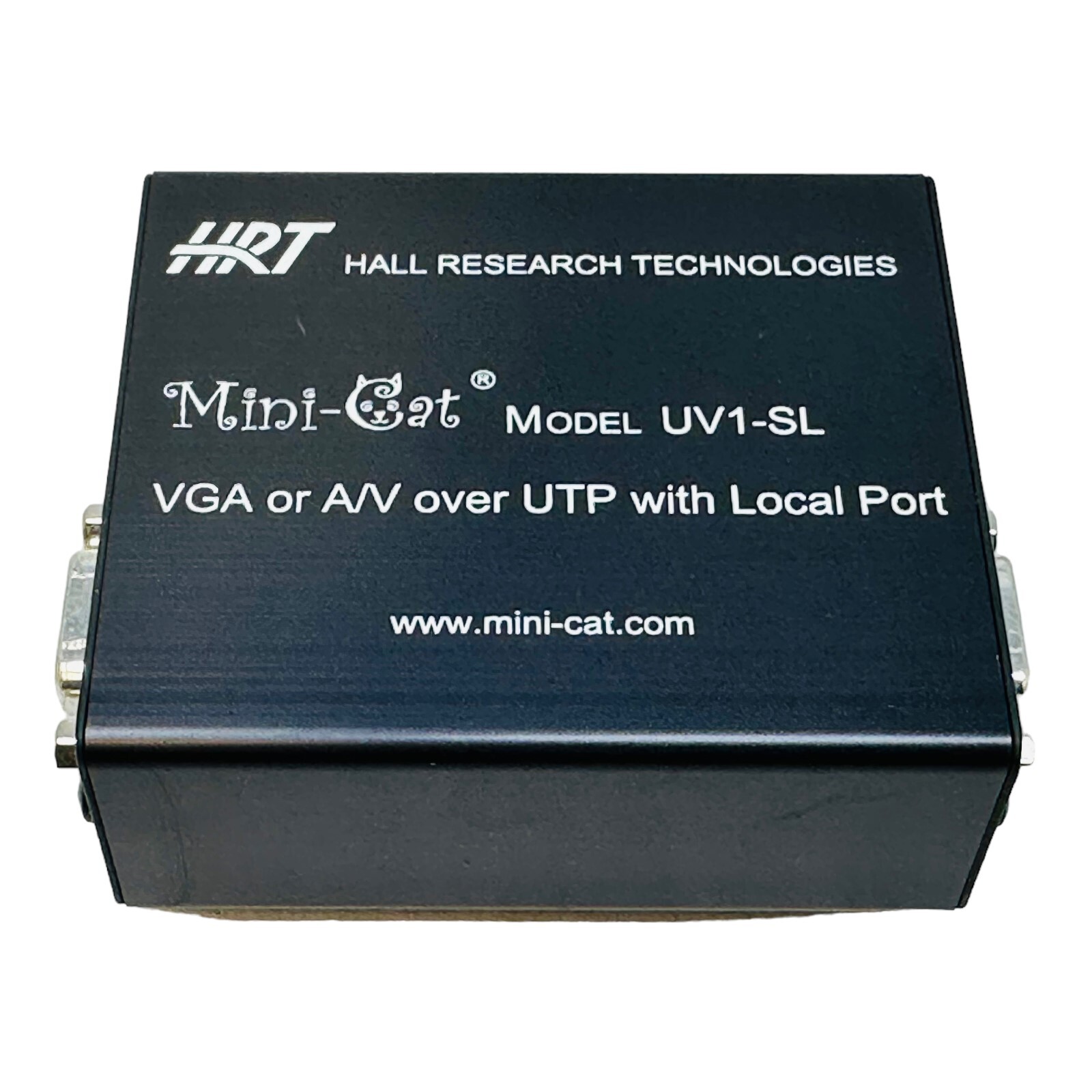 HALL RESEARCH TECHNOLOGIES HRT UV1-SL CAT 5 MINI CAT SENDER w/LOCAL PORT NEW NOS