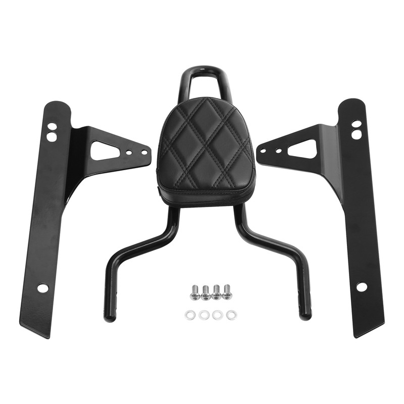 Passenger Backrest Sissy Bar Fit For Harley Dyna Street Bob 2006-2017 Black