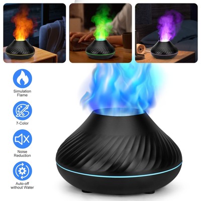 Aroma Volcano Fire Flame Diffuser Aromatherapy Humidifier For Room Essential Oil